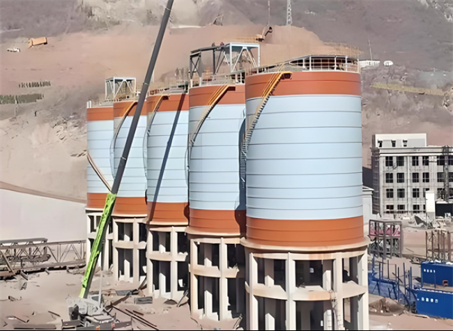 文教镇高架钢板仓