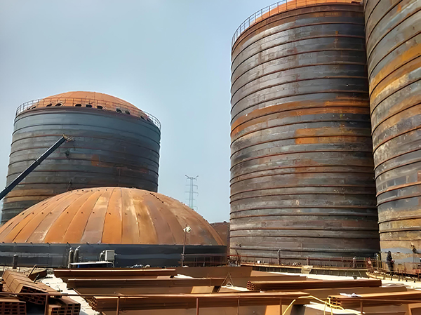 文教镇焦粉钢板仓